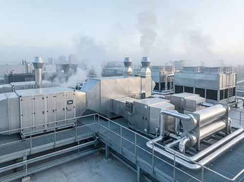 Abwaermeverlust fuer potenzielle Abwaermenutzung in der Industrie