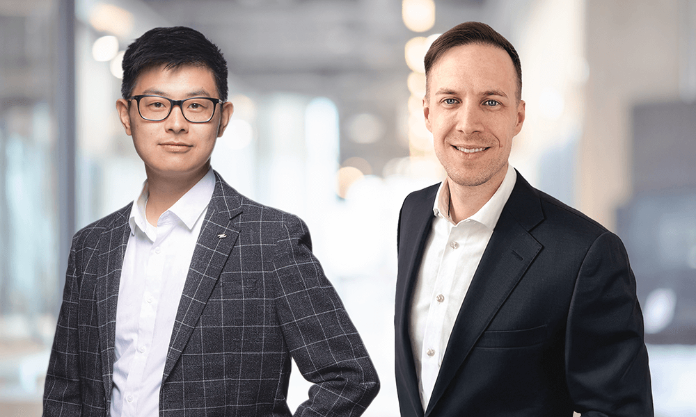 Yushen Cheng und Tim Heinrich